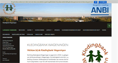 Desktop Screenshot of kledingbankwageningen.nl