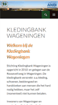 Mobile Screenshot of kledingbankwageningen.nl